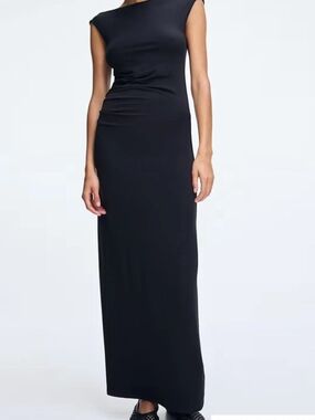 DKNY Black Maxi Dress